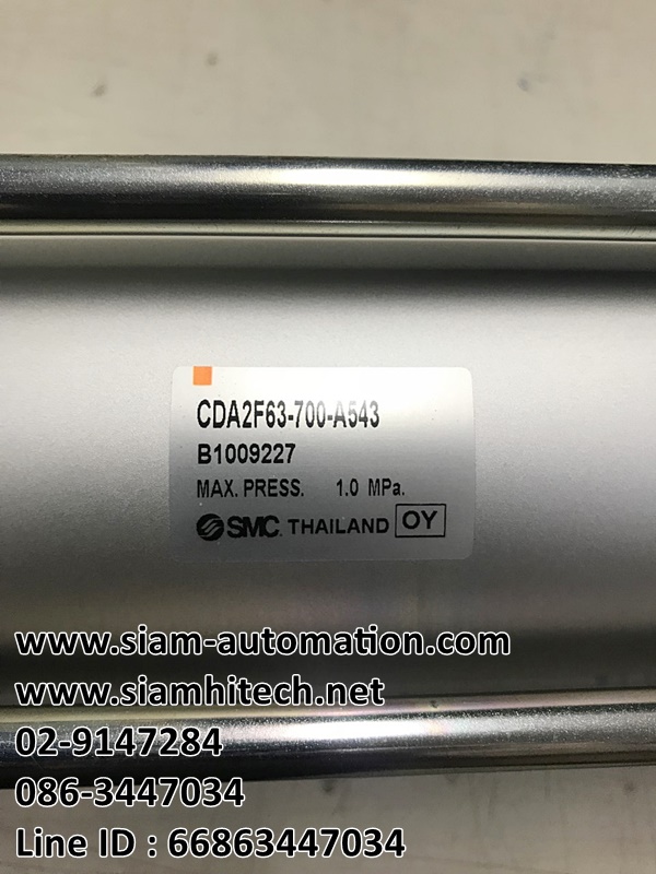 Cylinder ยี่ห้อ SMC รุ่น CDA2F63-700-A543 (Used)