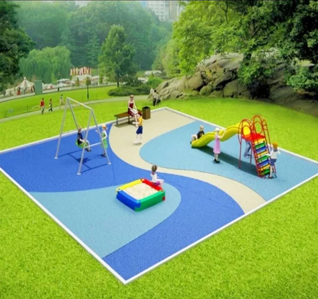 พื้นยางepdm พื้นยางสนามเด็กเล่น พื้นลู่วิ่ง หนา13mm