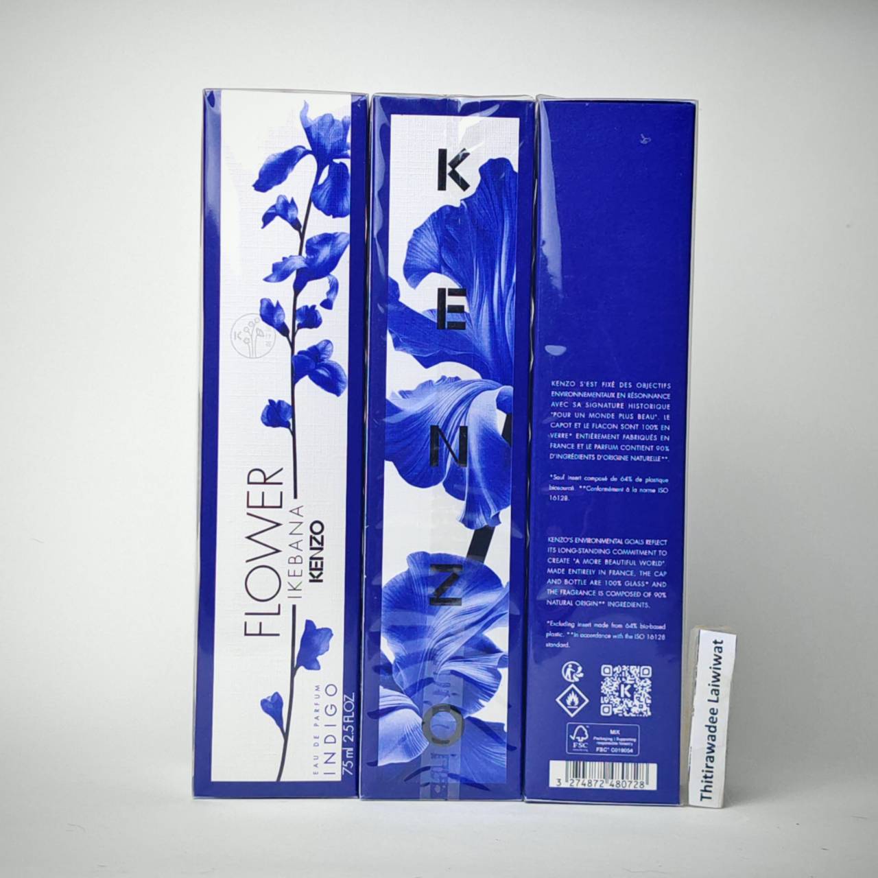 น้ำหอมแท้ New 2025 Kenzo Flower Ikebana Indigo 75ml กล่องซีล
