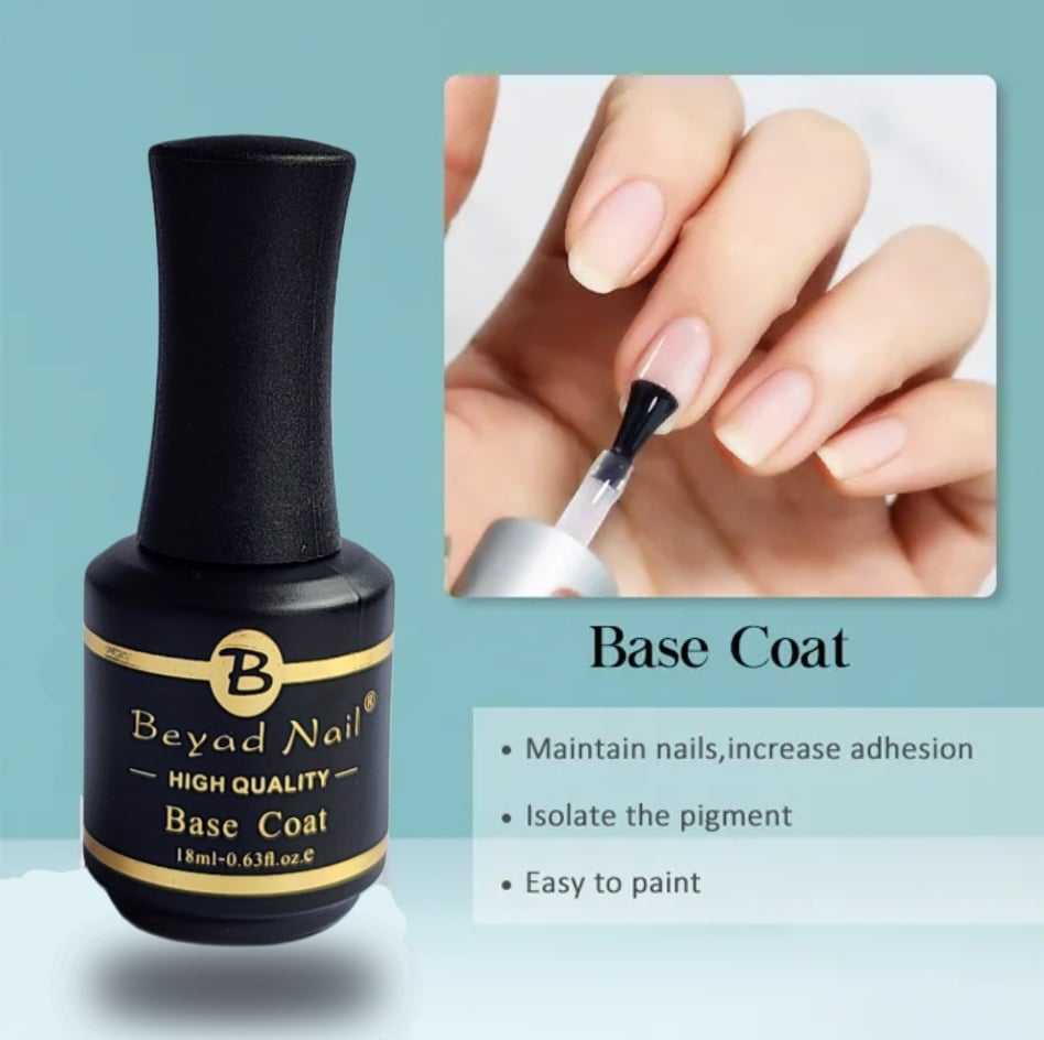 [Top Coat] [Base Coat] ท็อปโค้ท,เบสโค้ท BEYAD 18ml