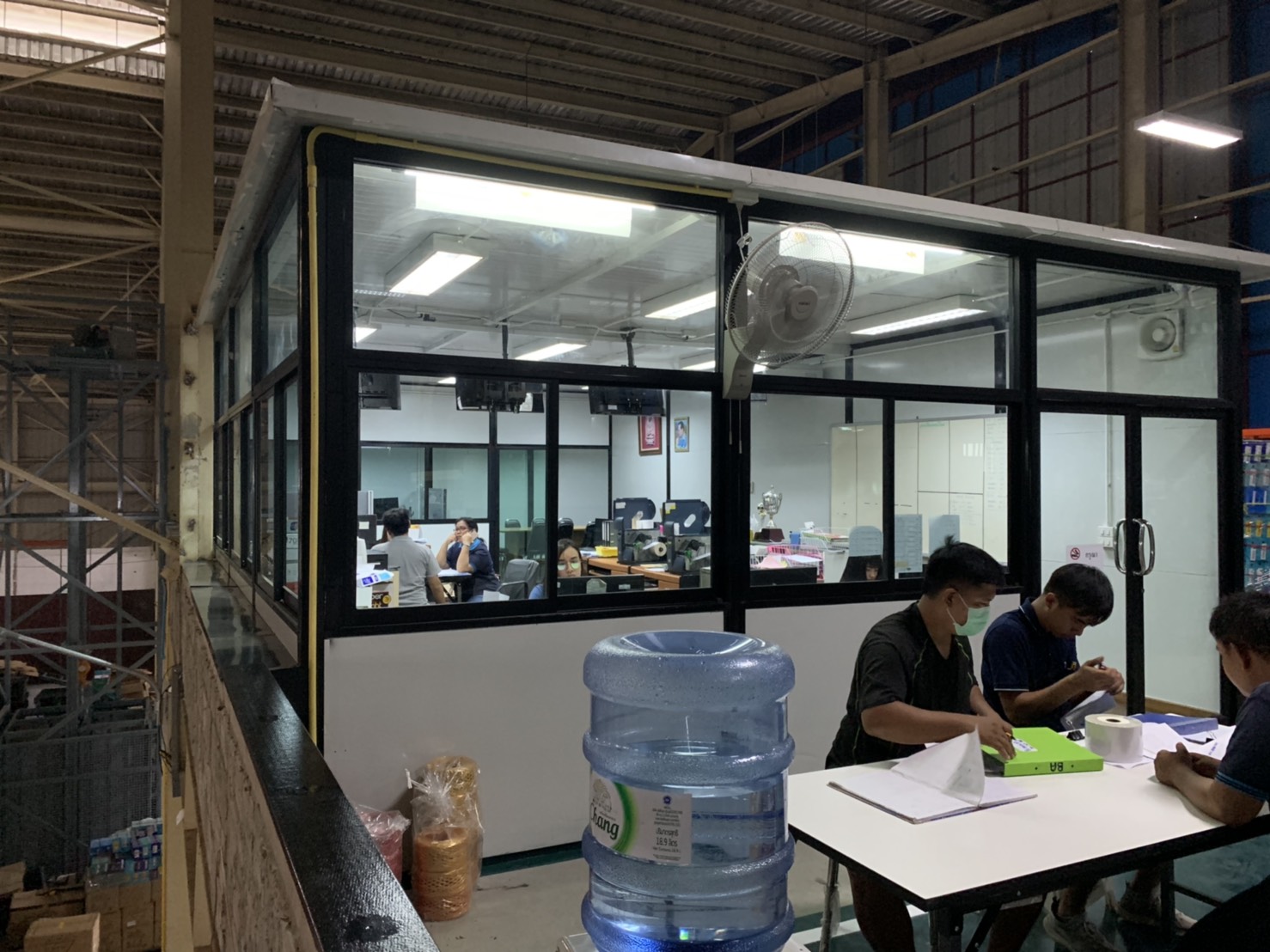 ออฟฟิศสำเร็จรูป5.40x9.10 เมตร งานเทวิน