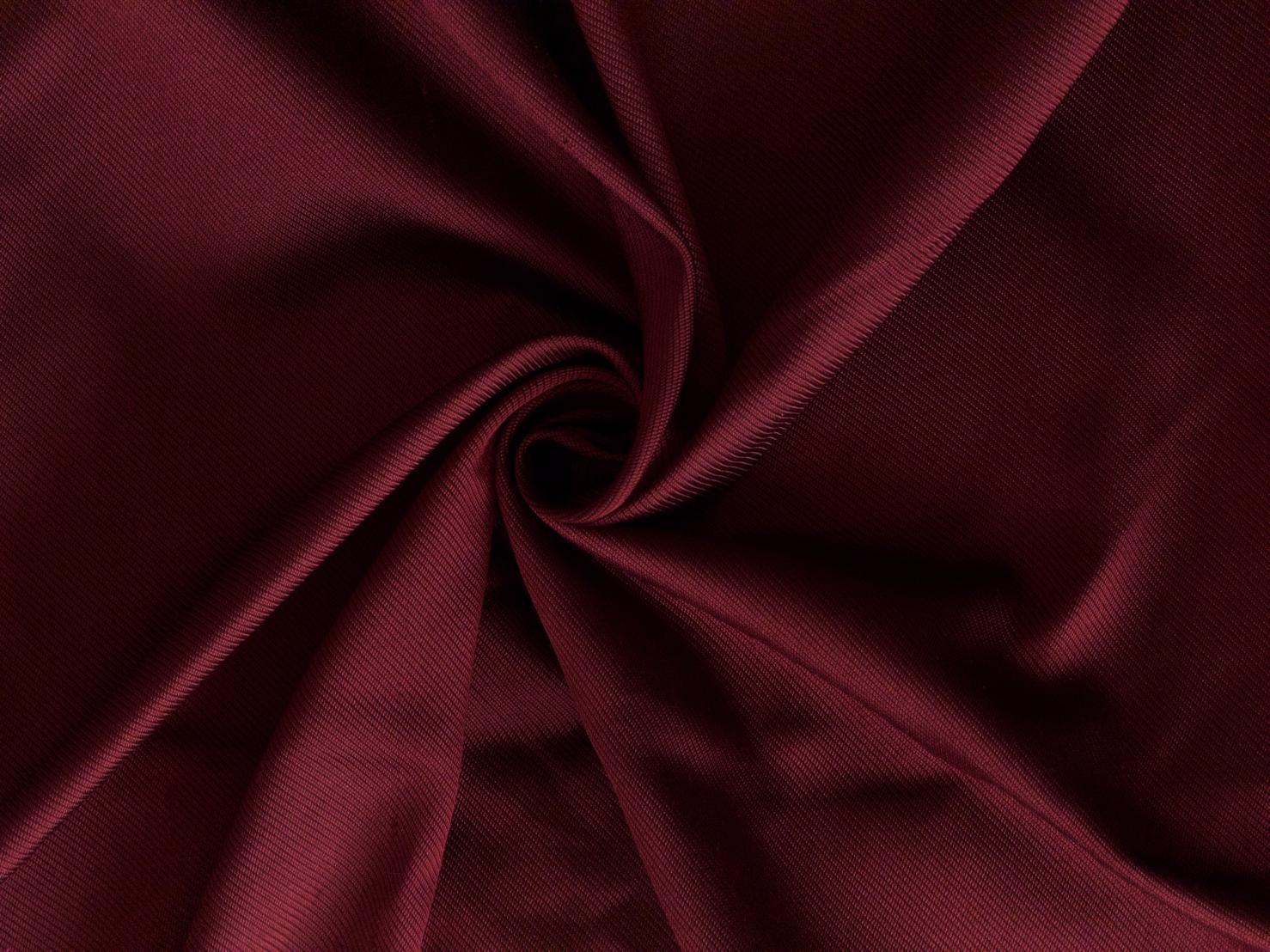 ผ้าไหมยก 4ตะกอ สีพื้นเนื้อลูกฟูก สีแดงเลือดหมู (ราคาต่อเมตร) รหัส B-119-1058WA6