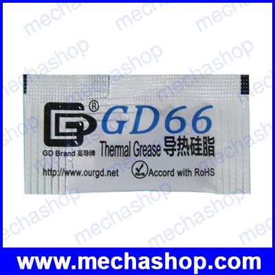 ซิลิโคนระบายความร้อน 0.5g Thermal Conductive Compound Grease Paste Silicone สำหรับ Chip Cpu Gpu Vga Ram Led IC Heatsink cooler cooling