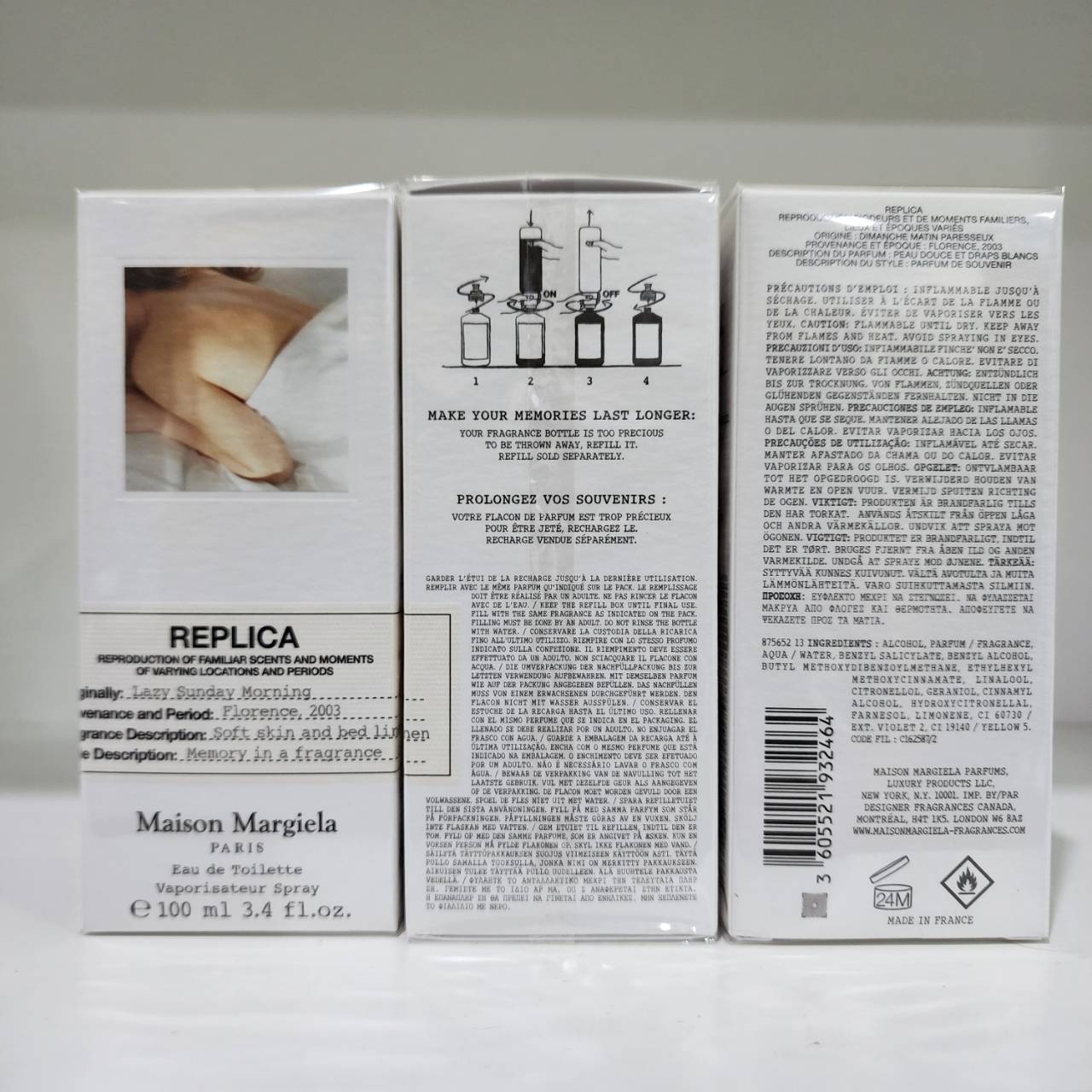 น้ำหอมแท้แบ่งขาย Maison Margiela Replica Lazy Sunday Morning 💕Travel Size แบบทดลอง