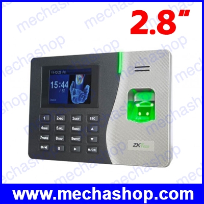 เครื่องสแกนลายนิ้วมือ สแกนนิ้วมือลงเวลา TFT 2.8inch ZK-K20 Internet SSR Fingerprint Time Clock (เมนูภาษาไทย)
