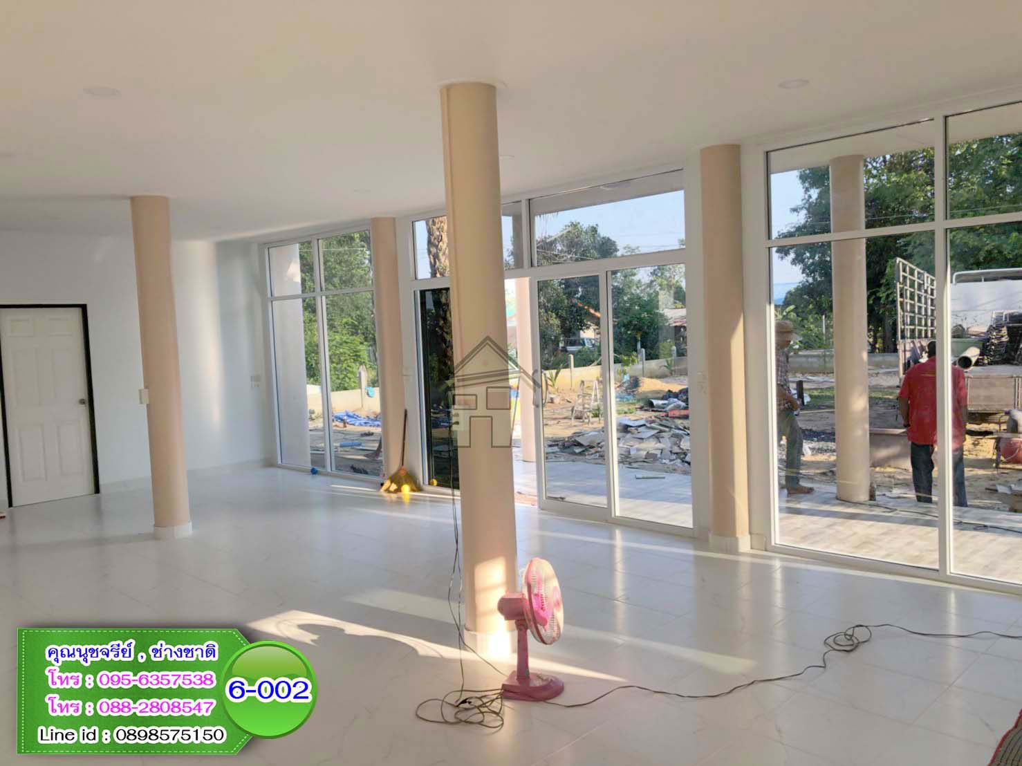 6-002 บ้านน็อคดาวน์ - บ้านหลังใหญ่ - ทรงจั่วมุกซ้อน