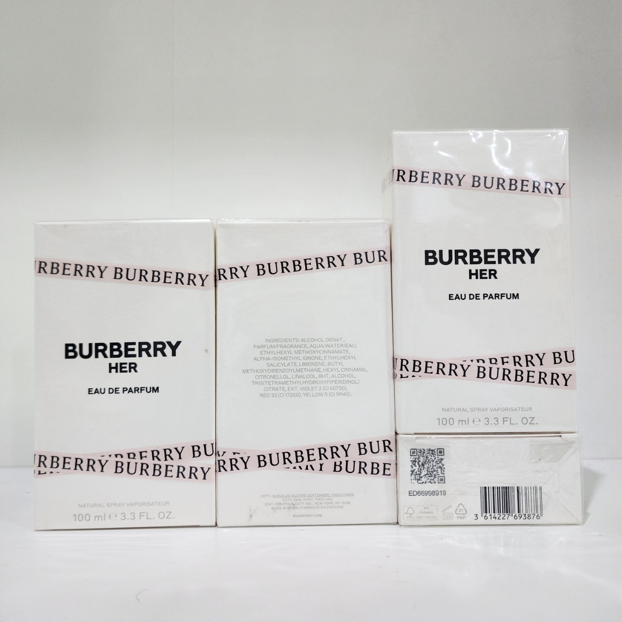 น้ำหอมแท้ Burberry Her EDP ขนาด 100ml กล่องซีล