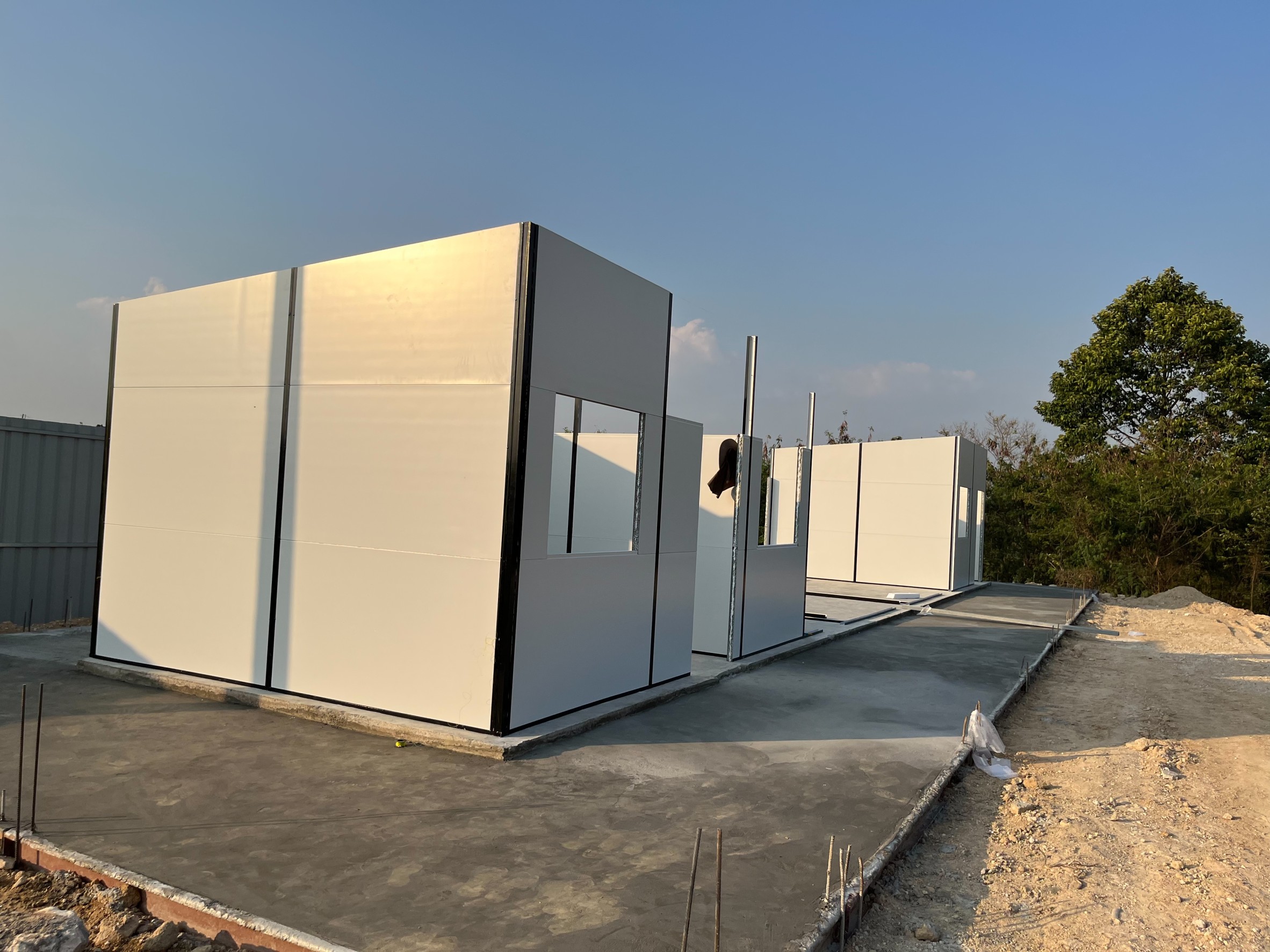 บ้านพักคนงาน บ้านพักพนักงาน ขนาด 3.60x18.30 เมตร ระยอง