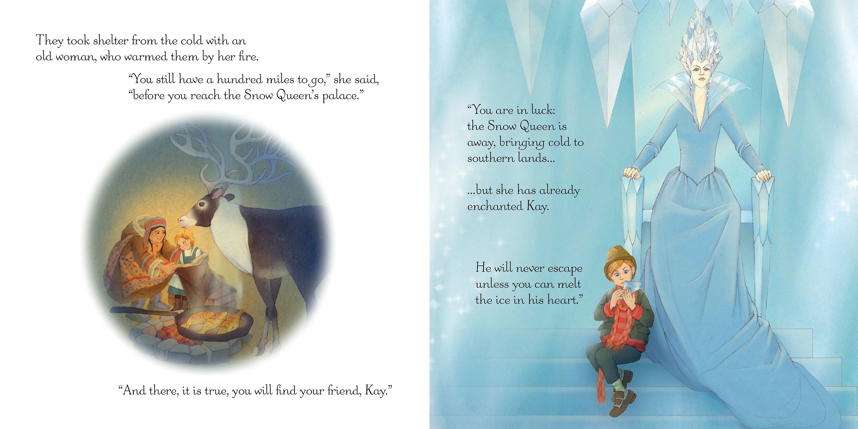 Usborne Book and Jigsaw The Snow Queen Susanna Davidson Illustrated by Elena Selivanova 30ชิ้น หนังสือนิทาน และ จิ๊กซอว์
