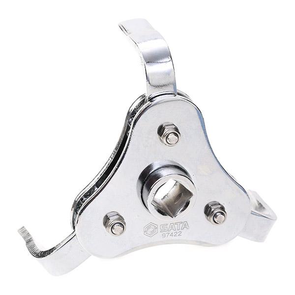 SATA บ๊อกซ์ถอดไส้กรองน้ำมัน 3 ขา ขนาด 63-102 มม. ความยาว 356 มม. ซาต้า 97422 (อัน)