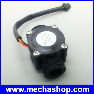เซ็นเซอร์วัดอัตราการไหลของน้ำ 1-60ลิตรต่อนาที Flowmeter Hall sensor Water control flow sensor 3/4"