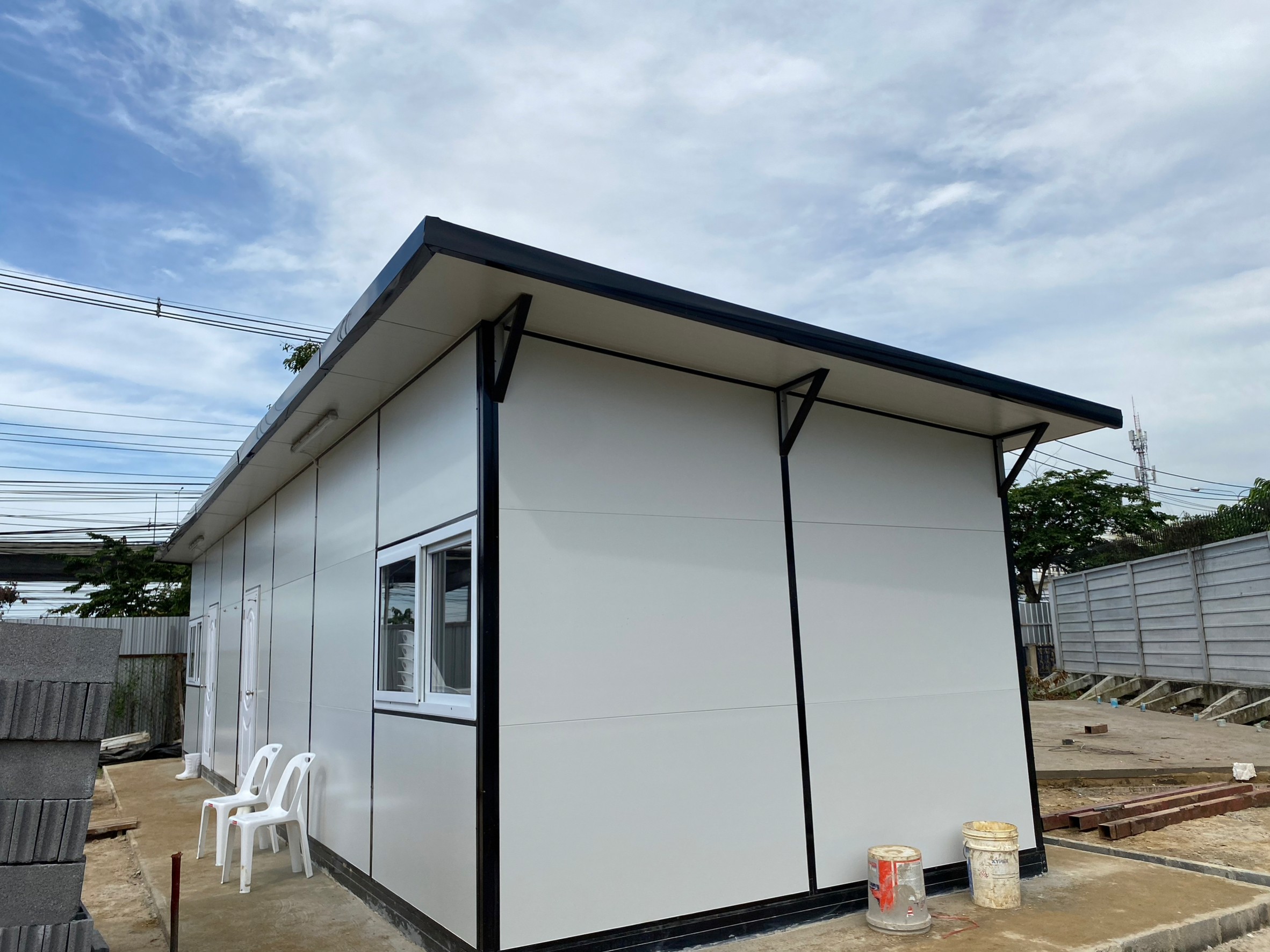 ออฟฟิศสำเร็จรูป ไซต์ออฟฟิศ ขนาด 3.60x12.36 เมตร บางพลัด