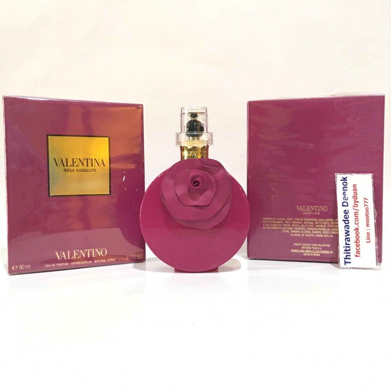 น้ำหอมแท้แบ่งขาย Valentino valentina rosa assoluto Eau De Parfum for women💕Travel Size #แบบทดลอง