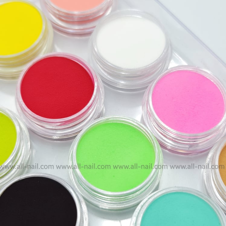 ผงปั้นอะคริลิค 1ชุด=12กระปุก