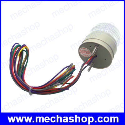 ไฟสัญญาณแสดงสถานะ เปลี่ยนสีได้ 3 สี Strobe Signal Warning light 24V Indicator light LED Lamp with Buzzer มีเสียง ไฟติดค้าง