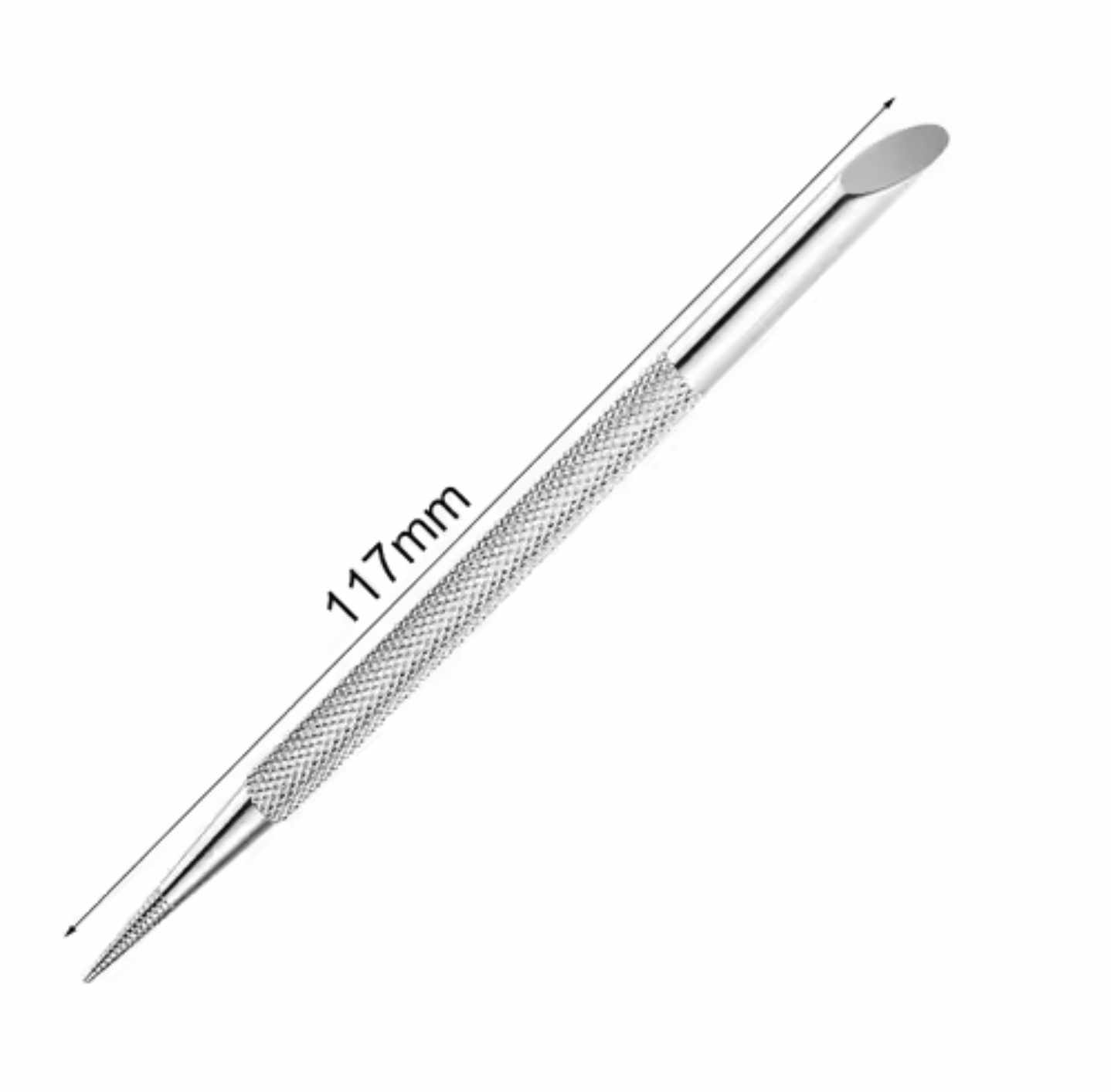 ไม้ดันหนัง2หัว แบบเฉียง+แบบแหลม พร้อมแผ่นขัดหน้าเล็บ50ชิ้น