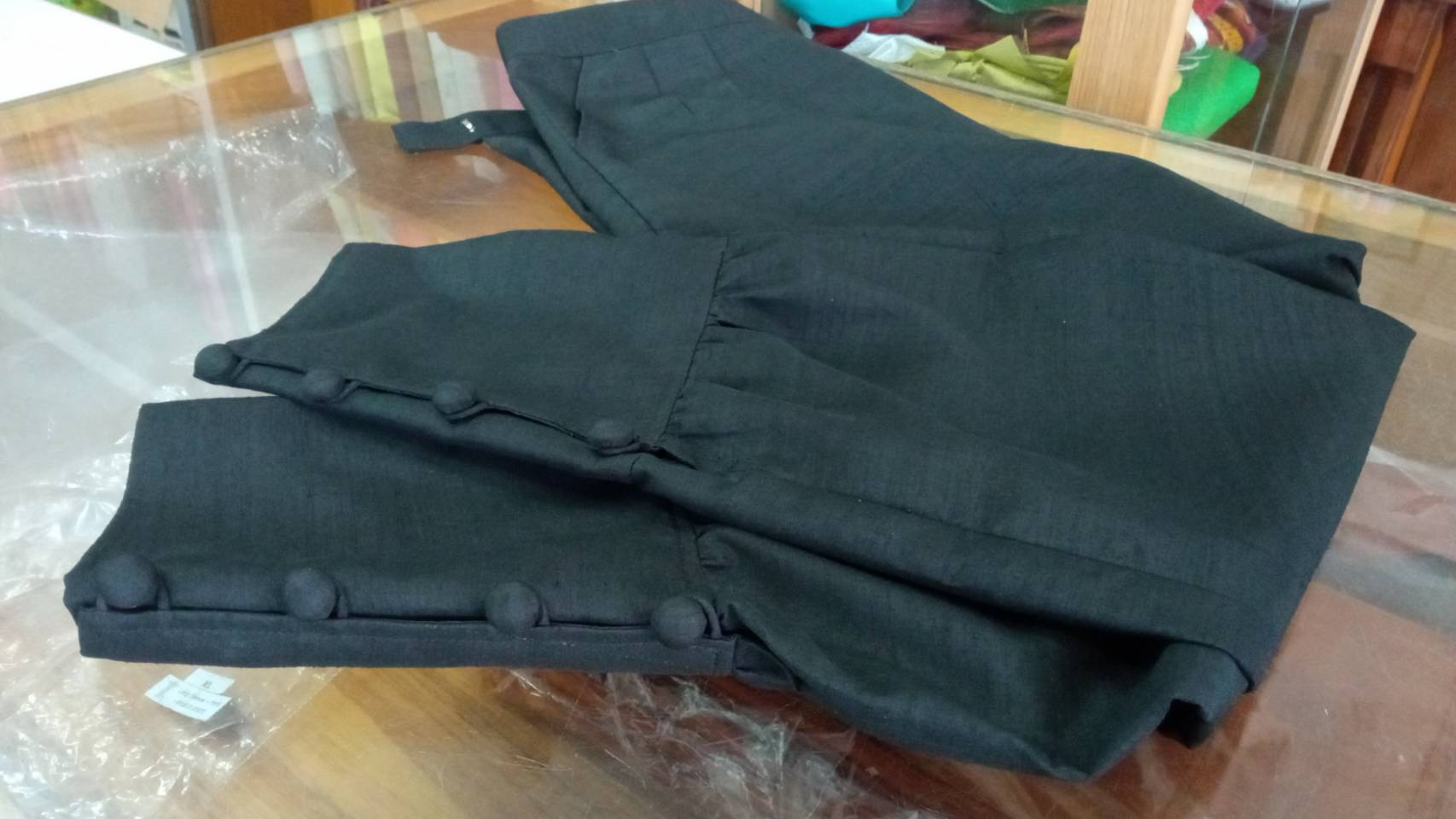 สั่งตัดเย็บ กางเกงผ้าไหม (ไม่รวมผ้า) ความยาว 4-5ส่วน รหัส CUT-ST-1214661