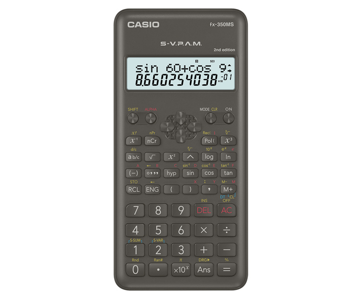 CASIO FX 350ms-2 เครื่องคิดเลขช่าง คำนวณทางวิศวกรรม คาสิโอ (เครื่อง)