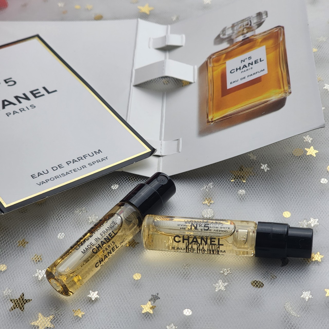 น้ำหอมไวออลหลอดทดลอง Chanel No 5 for Women EDP vial ขนาด 1.5ml Spray Sample Vial ขนาดทดลองแบบ VIAL