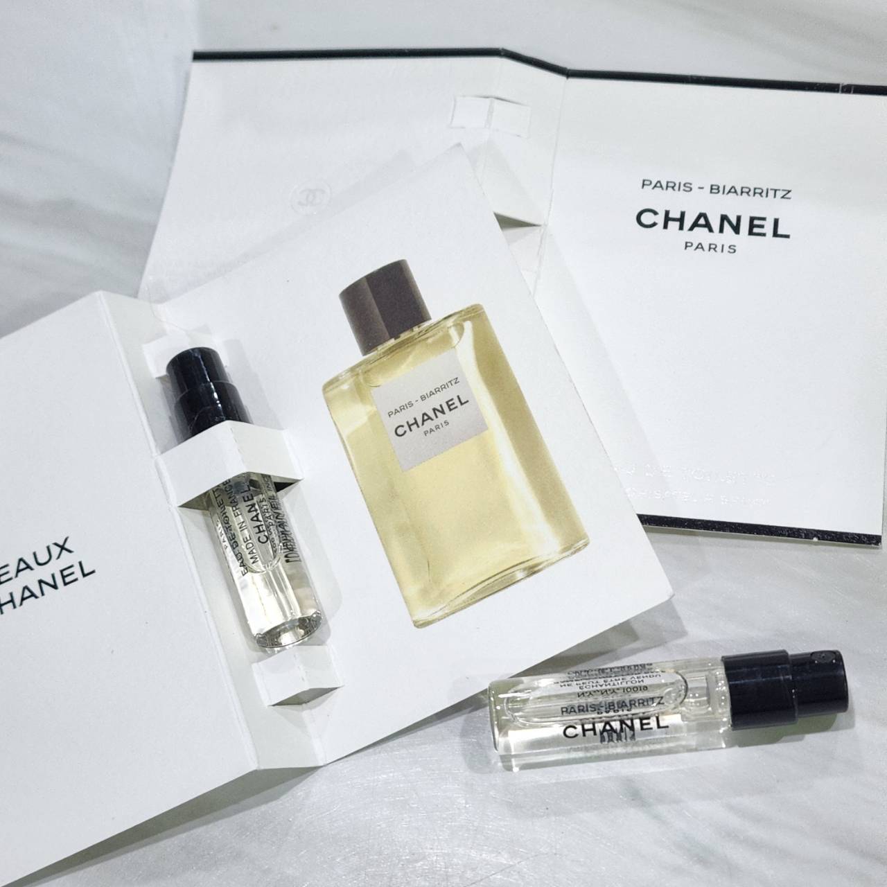 น้ำหอมไวออลหลอดทดลอง Chanel Les Eaux De Biarritz ปริมาณ 1.5ml Spray Sample Vial ขนาดทดลองแบบ VIAL
