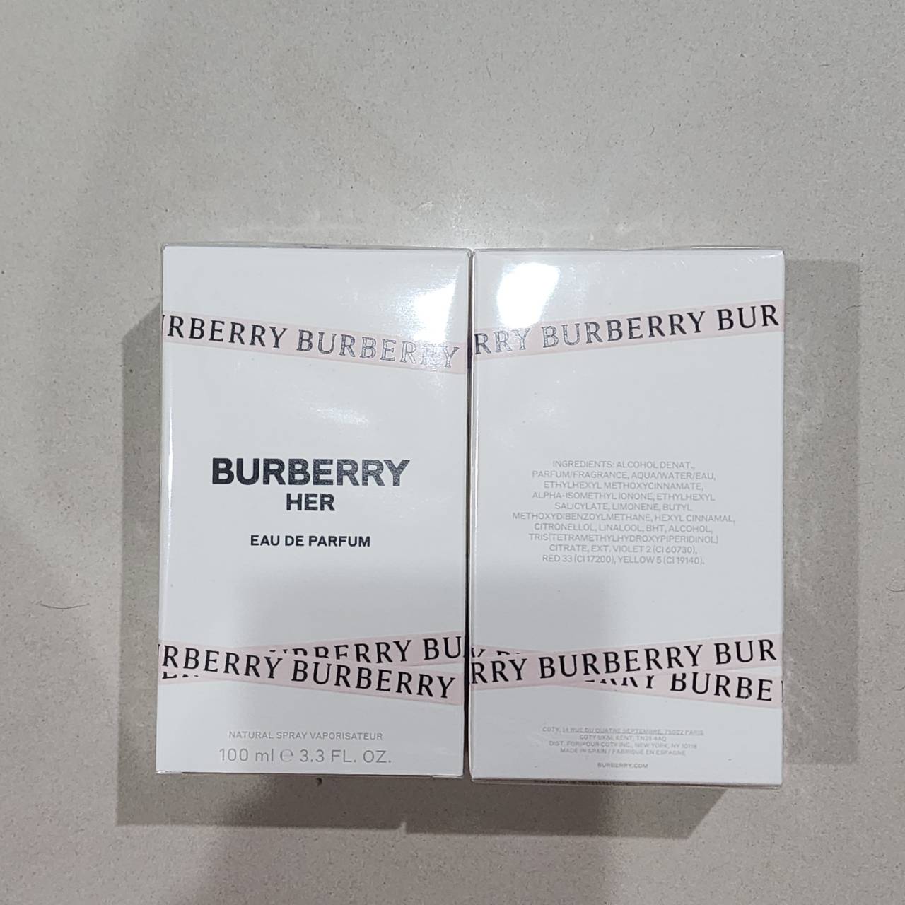 น้ำหอมแท้ Burberry Her EDP ขนาด 100ml กล่องซีล