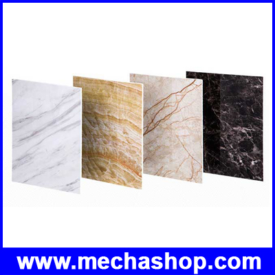 UV Marble Board แผ่นลายหินอ่อน ไม้เทียม แผ่นหินเทียม หินวีเนียร์ ตกแต่งบ้าน ตกแต่งผนัง รุ่น KL8041-1 Size: W1220mm * L2440mm* 2.5mm Material: Pvc Resin & Calcium Powder