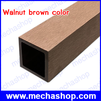 Great Wall Board Square Wood Outdoor ไม้เทียม ผนังไม้เทียมตกแต่งบ้าน ตกแต่งผนัง Size: 50x2900mm 50mm Raw Material: Virgin
