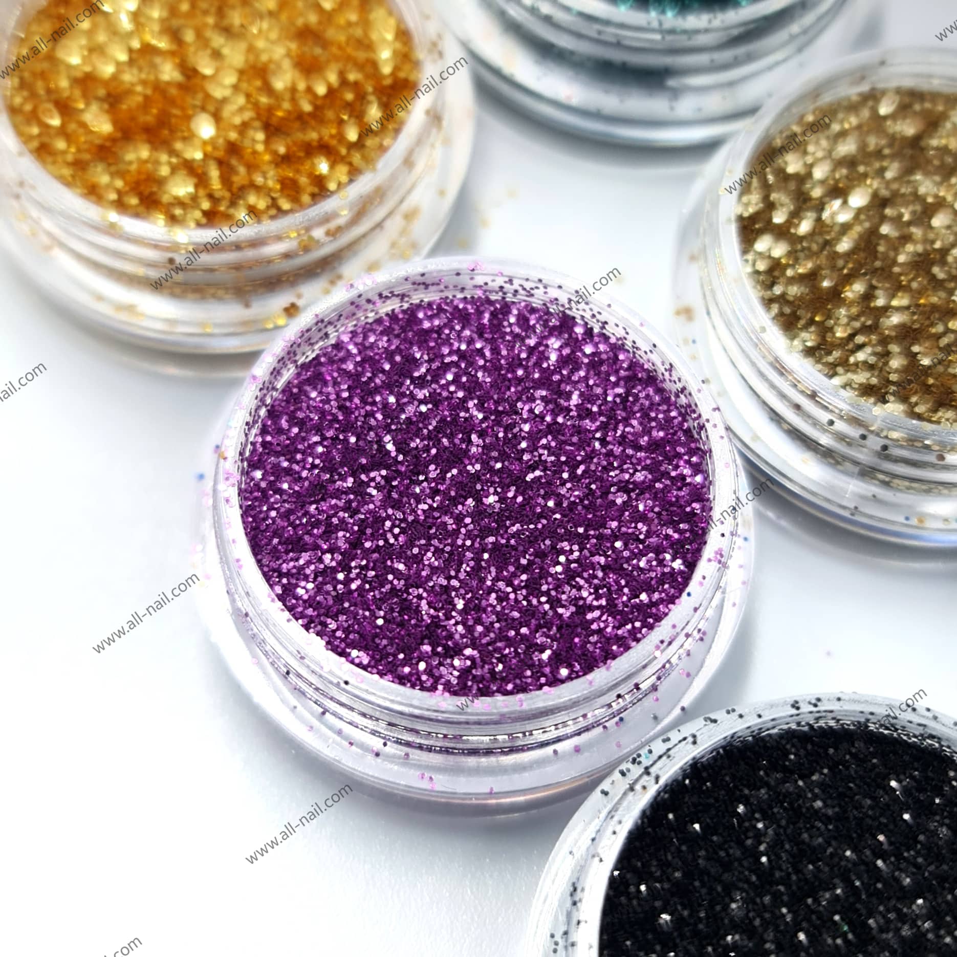 กลิตเตอร์ละเอียด กลิตเตอร์ตกแต่งเล็บ (1ชุด=12กระปุก)