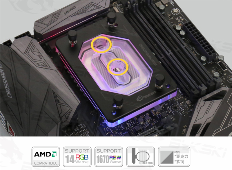 Bykski CPU-RYZEN-X-MC