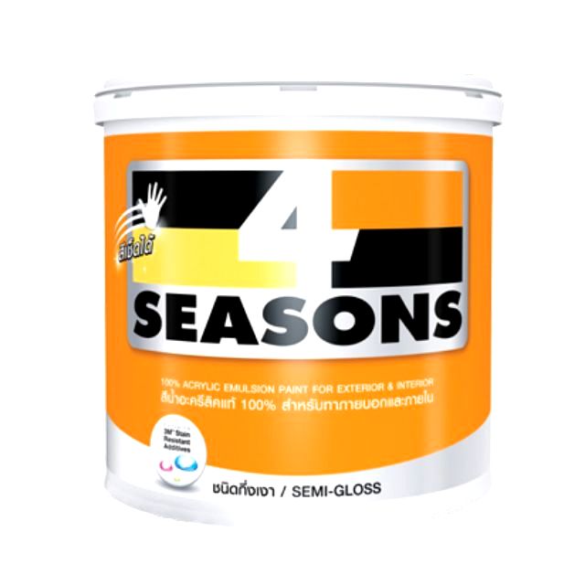 สีเบส TOA 4SEASON สีน้ำกึ่งเงาภายนอก
