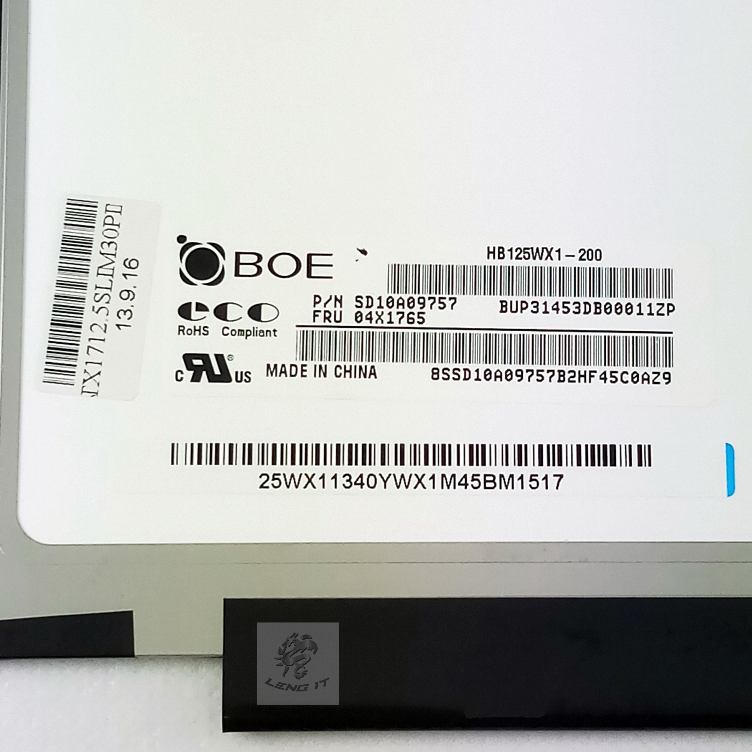 LED Panel จอโน๊ตบุ๊ค ขนาด 12.5 นิ้ว SLIM 30 PIN ไม่มีหู (ใช้ได้กับทุกรุ่น)