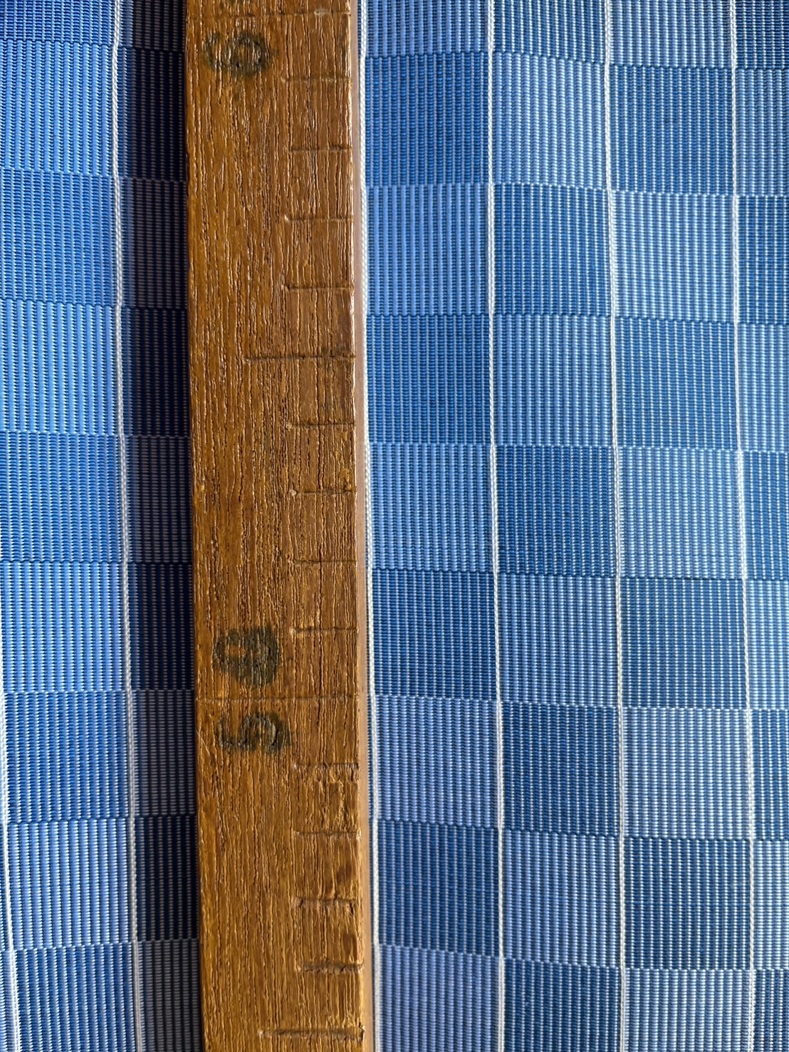 ผ้าไหมลายเกล็ดเต่า ไหมแท้ สีฟ้าน้ำเงิน ขายตามความยาวหลา รหัส R1D-76-0129687