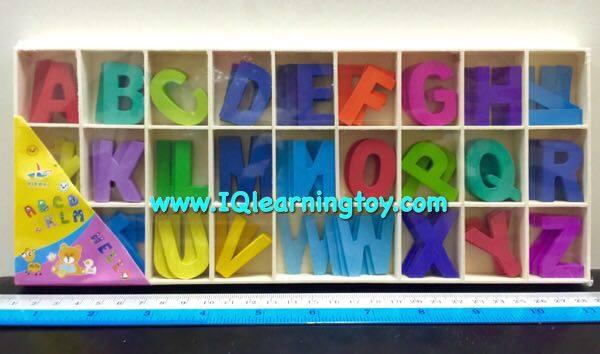MT-The Moveable Alphabet L ตัวอักษรเคลื่อนที่ ABC ตัวพิมพ์ใหญ่ ขนาด 3 cm. ฝึกสมองของเด็กๆให้จดจำคำศัพท์เพิ่มได้ด้วยค่ะ ส่งฟรี