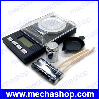 เครื่องชั่งดิจิตอลความละเอียดสูง 100g x 0.001g Electronic Jewelry Lab Scales Diamond Gold Germ Medicinal Pocket Digital