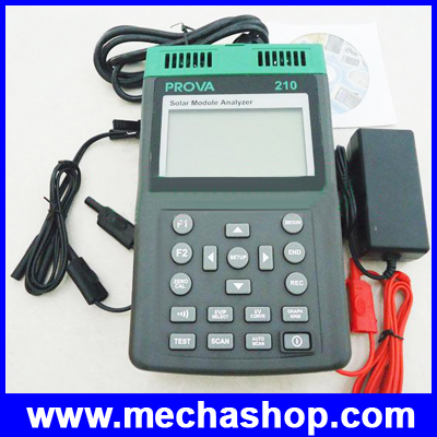 เครื่องวัดพลังงานแสงอาทิตย์ มิเตอร์วัดพลังงานแสงอาทิตย์ Solar Module Analyzer PROVA-210 Range60V/12A เชื่อมต่อแบบ RS-232 to USB (สินค้า Pre-Order)