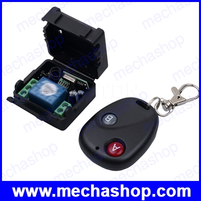 สวิทซ์รีโมท 1 ช่อง Remote Switch Wireless Universal DC 12V Button RF switch Transmitter Receiver 433MHz