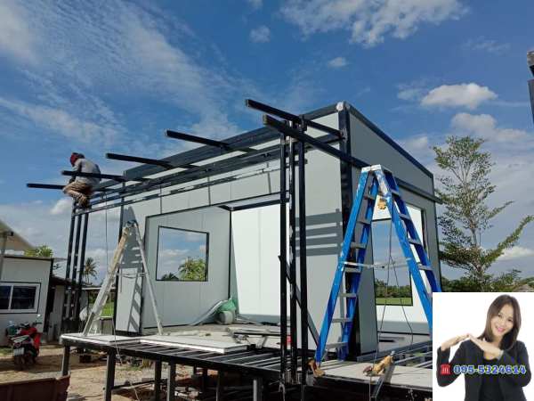 ออฟฟิศสำเร็จรูป บ้านสำเร็จรูป 3.00x5.00เมตร