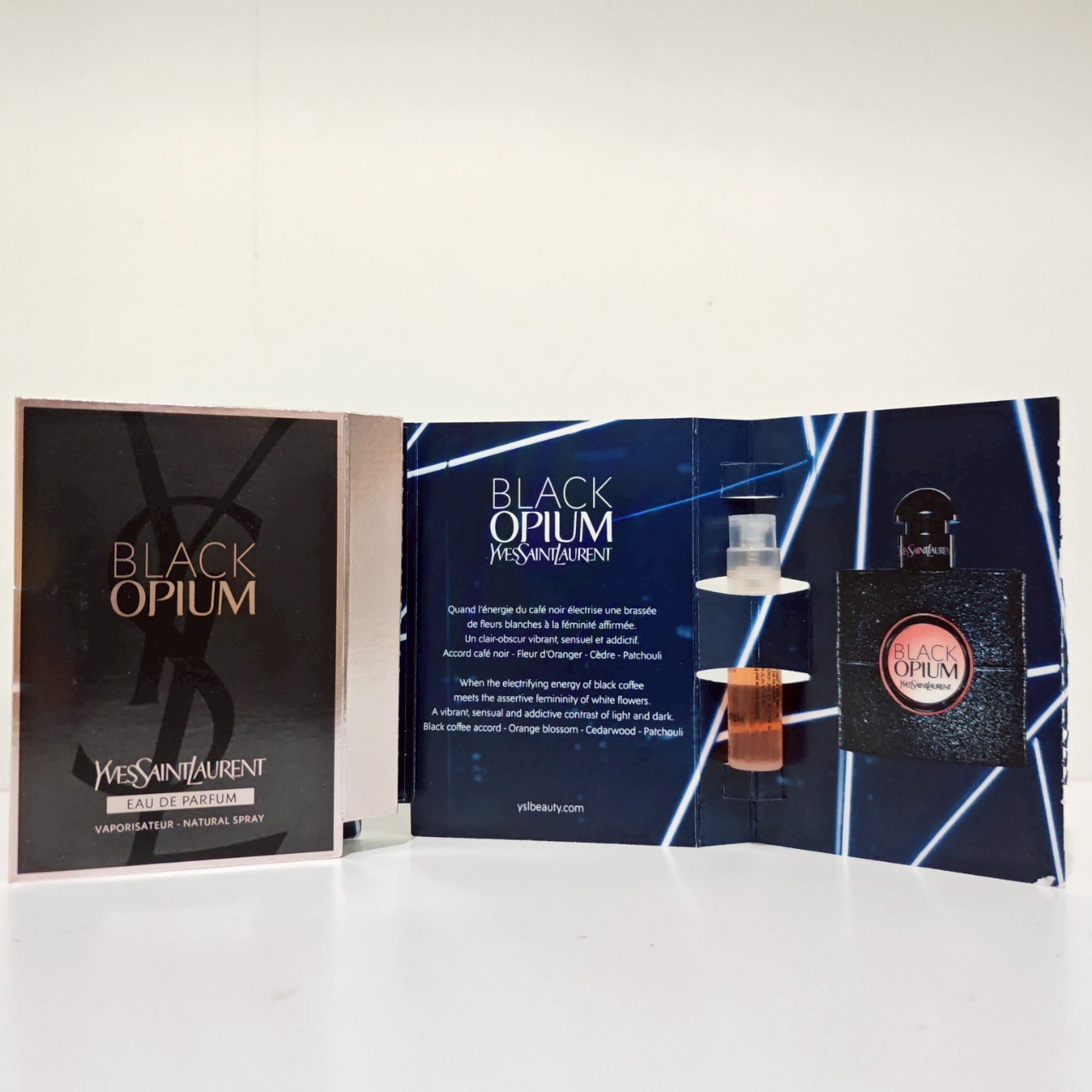 น้ำหอมไวออลหลอดทดลอง YSL Black Opium EDP 1.2ml Spray Sample Vial แบบหลอดทดลอง น้ำหอมไวออลแบบหลอด