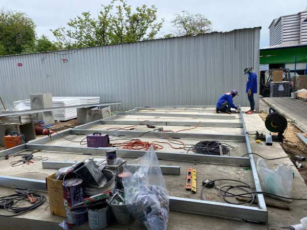 ออฟฟิศสำเร็จรูป บ้านสำเร็จรูป 4.00x8.00 เมตร