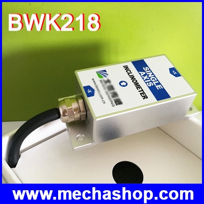 เซนเซอร์วัดมุม เซนเซอร์วัดองศา BWK218 Tilt Angle Sensor Single Axis Inclinometer Accuracy 0.2 Degree Resolution 0.02 Degree/ 4-20mA