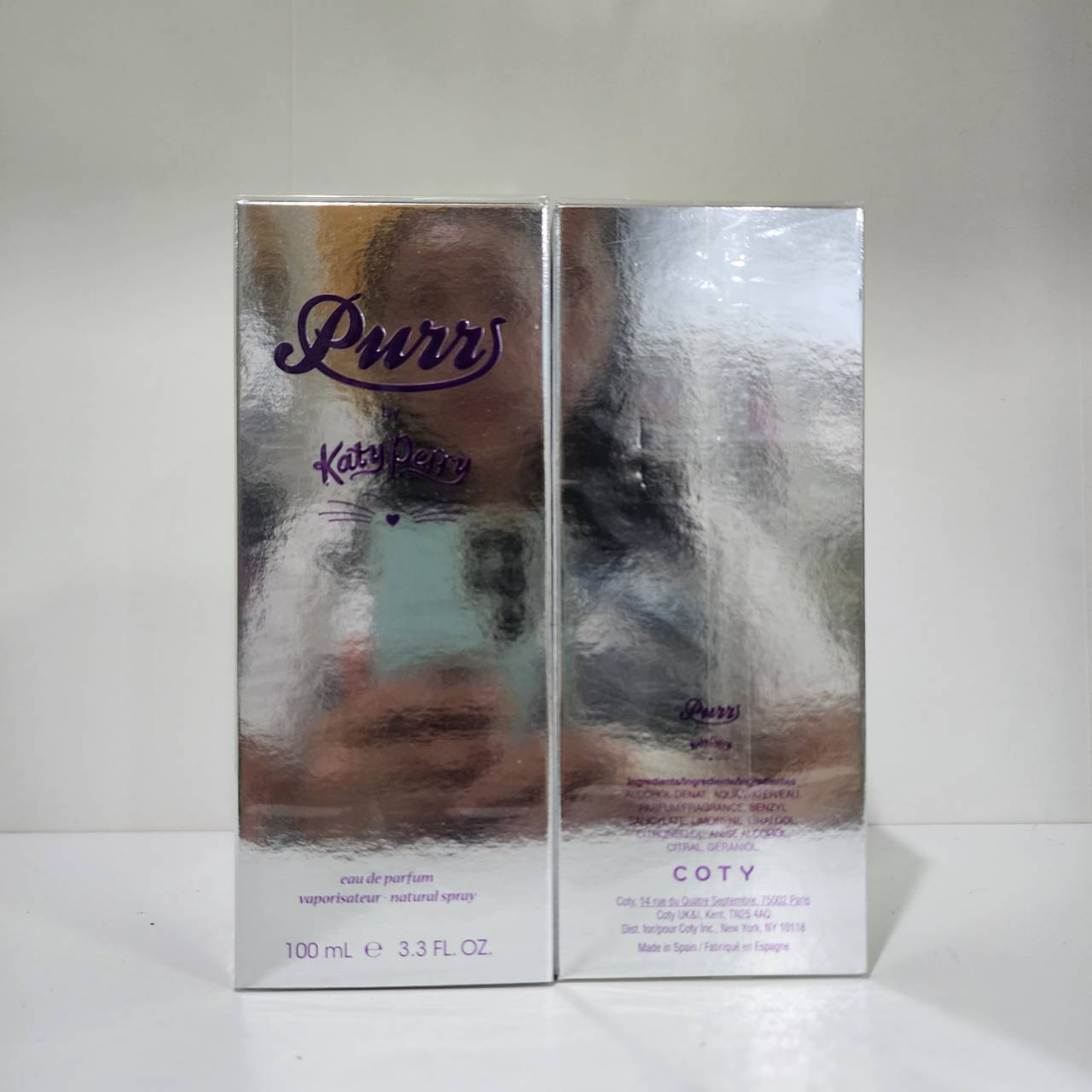 น้ำหอมแท้ Katy Perry Purr EDP 100ml กล่องซีล แมวม่วง