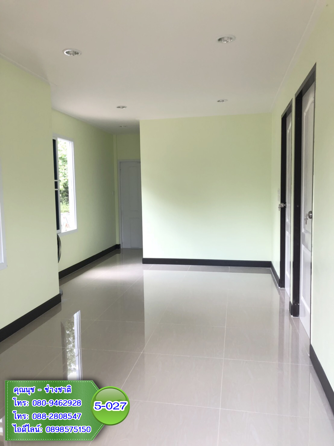 5-027 บ้านน็อคดาวน์ทรงจั่วมุกซ้อน