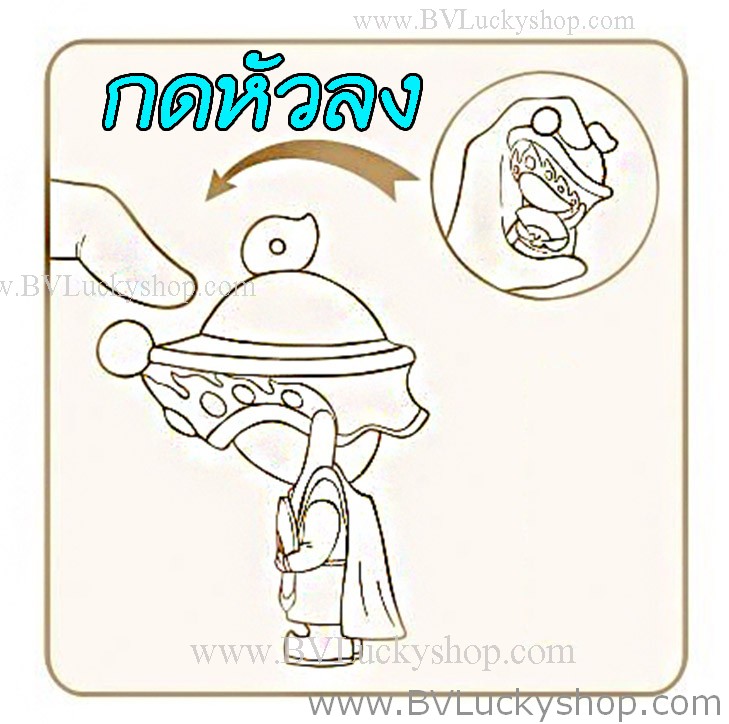 ตุ๊กตาจีน เปลี่ยนหน้ากากได้ (มี 4 หน้า) ชุด 4 ชิ้น (4สี)
