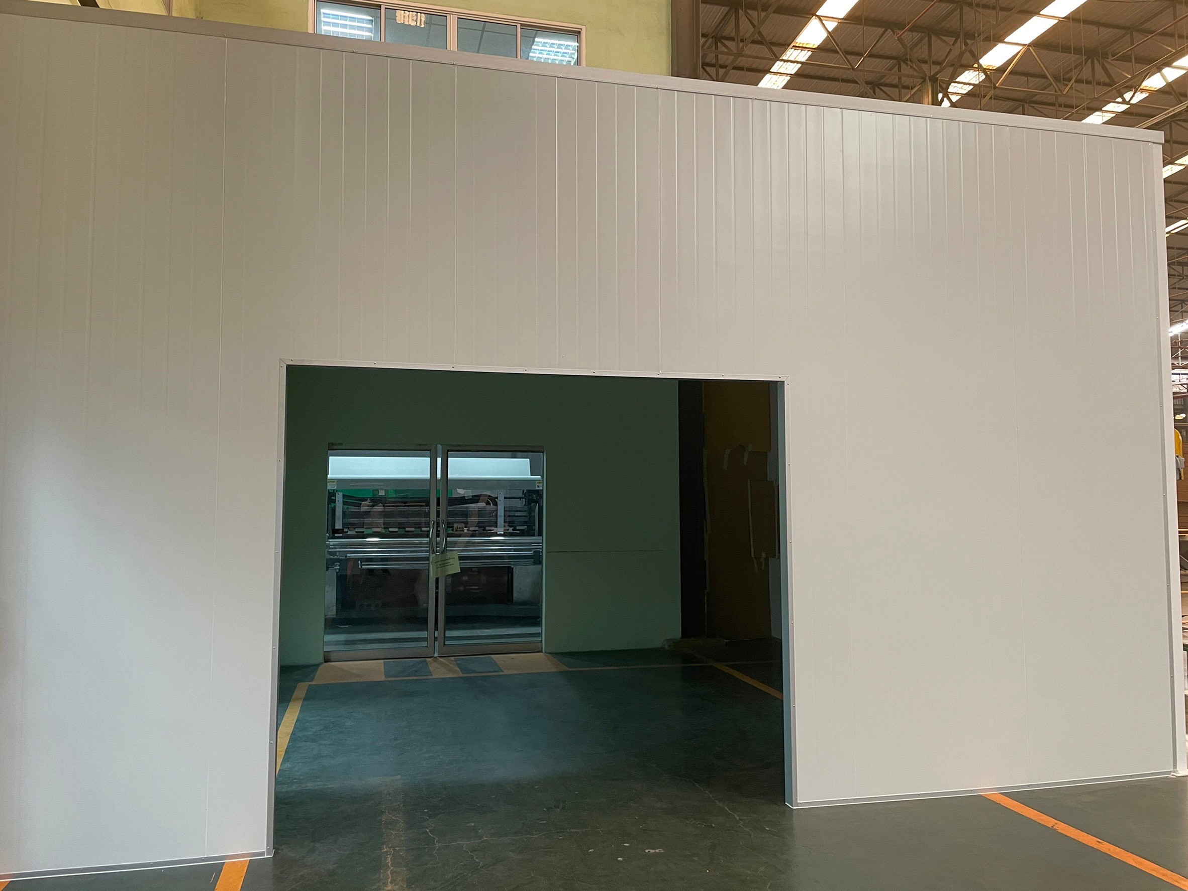 งานกั้นห้องในโกดัง กั้นห้องในโรงงาน ขนาด6.00x10.00 เมตร สมุทรสาคร