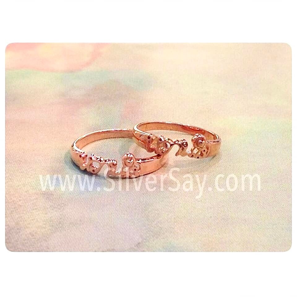 แหวนหวานใจ Sweetheart สีทองคำ22k