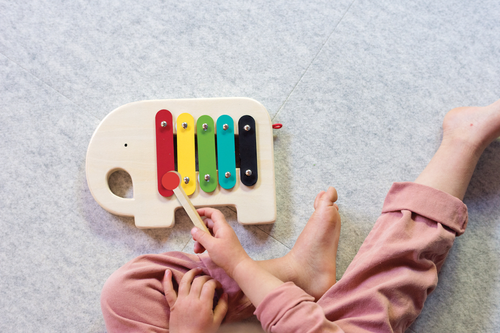 Musical Jumbo Wooden Xylophone อายุ1.6- ขึ้นไป เครื่องดนตรีสำหรับเด็ก ระนาดไม้รูปช้าง เคาะจังหวะ ระนาดไม้ Non Toxic Form UK