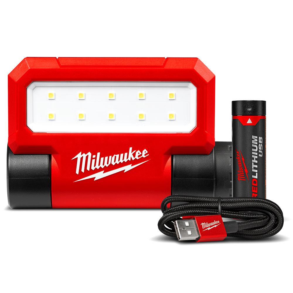Milwaukee L4 FFL-301 ASIA โคมไฟฉาย LED แบบพับเก็บได้ มิลวอคกี้