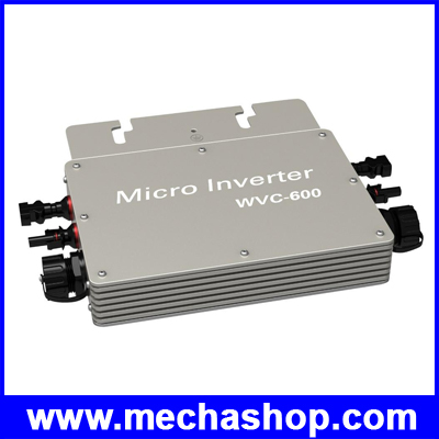 โซล่าร์ ไมโครกริดอินเวอร์เตอร์ ไมโครกริดอินเวอร์เตอร์ Micro PV Inverter On Grid Inverter Output 600W (ควรติดตั้งแผงไม่เกิน 560W 280+280) ไม่มี WIFI