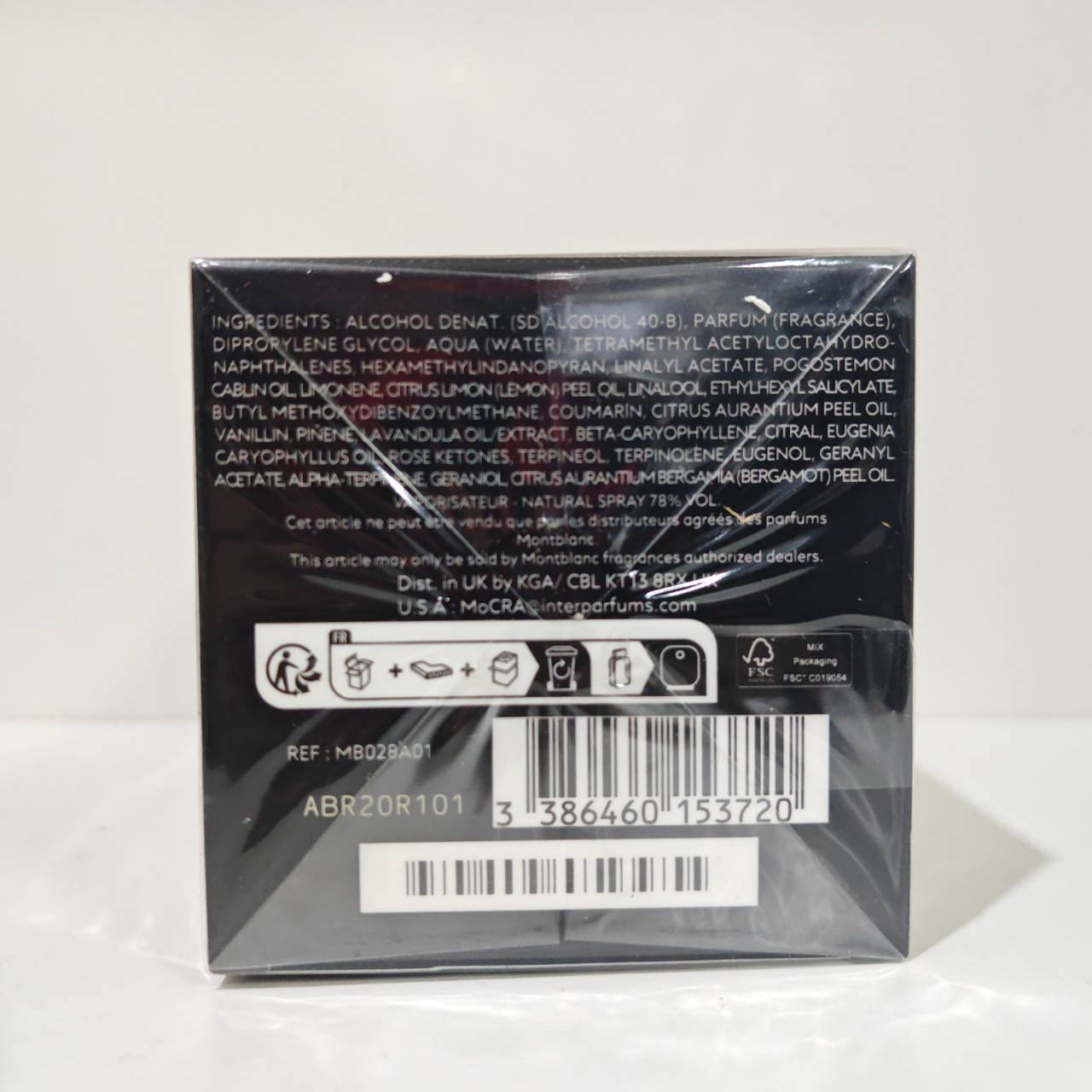 น้ำหอม Mont Blanc Explorer Extreme Parfum 100ml กล่องซีล