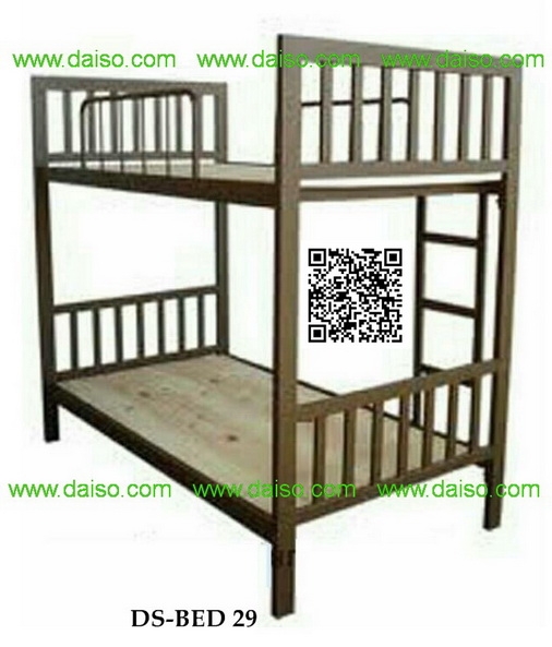 ขายเตียงนอนเหล็ก2ชั้น เตียงเหล็ก2ชั้น ขนาด 3.5 ฟุต_DS BED-29